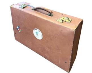 Outstanding Vintage Brooks Brothers Leather Suitcase - Signed - With Original Keys
