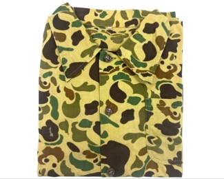 Vintage Duck Hunting Camouflage Shirt Jacket