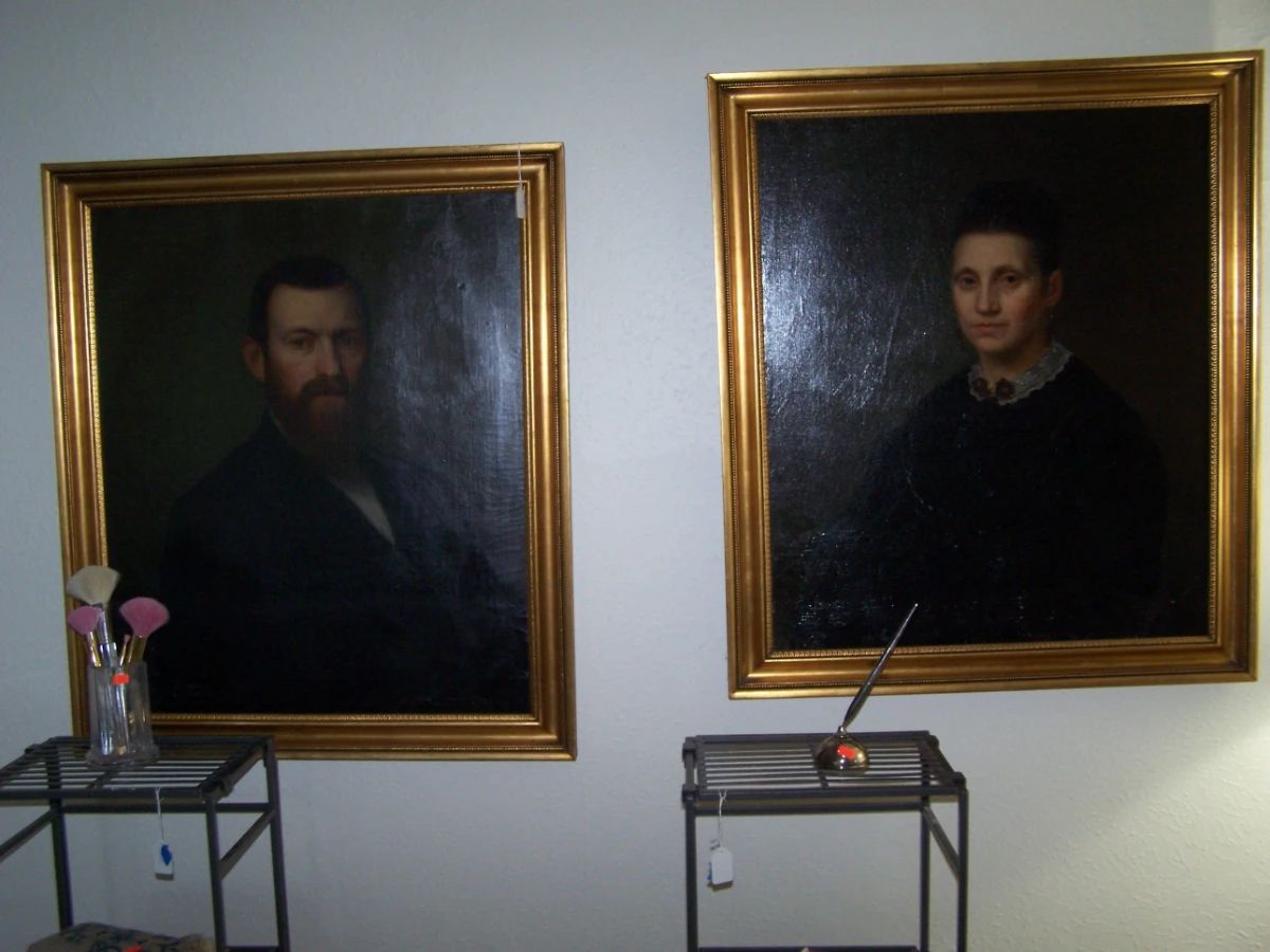 PAIR OF MID 19TH CENTURY PORTRAITS
