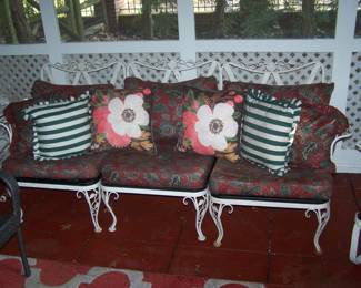 WROUGHT IRON SOFA