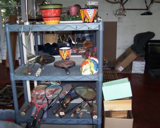 RACQUETS & FLOWER POTS