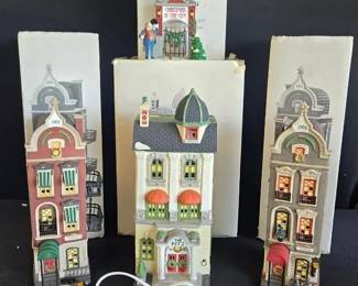 Department 56 Christmas In The City Collection Of 4 Pcs