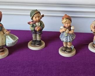 4 Vintage Hummel Figurines