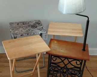 End Table Lamp Collapsible Stands Bundle