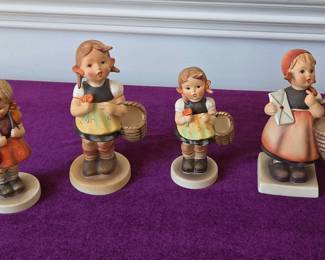 Hummel Figurines Sister2, School Girl Meditation