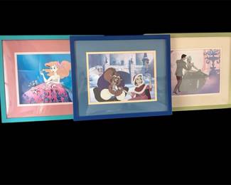  01 3 Disney Limited Collectors Edition Lithographs