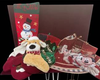 Holiday Stockings And Tree Skirt Mystery Lot