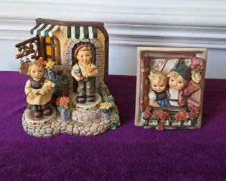 Goebel Hummel Blooming Delights Hummel Scape And Vacation Time Wall Plaque