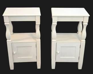 Pair Of Pottery Barn Caroline Cottage Style Nightstands
