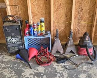 Collection Of Various Automotive Tools And Accessories