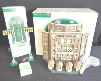 Department 56 Yankee Stadium Facade Collectible With Stadium Lights