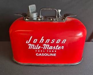 Vintage Johnson Mile Master Outboard Motor Fuel Tank