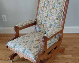 Vintage Platform Rocking Chair