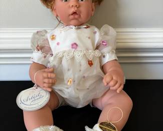 Vtg. Lee Middleton Artist Studio Doll Messenger Angel Gentleness