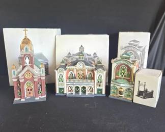 4 Pc Collection Department 56 Christmas In The City