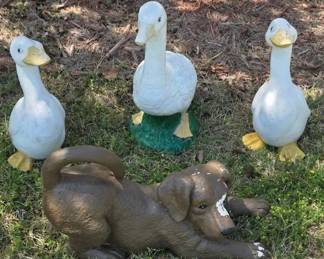 Collection Of Decorative Garden Statues