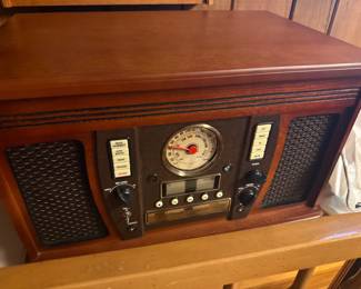 New vintage style record player