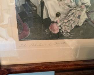 The Patchwork Quilt Print by Bessie Pease Gutman