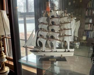 Whaling Ship wood model
