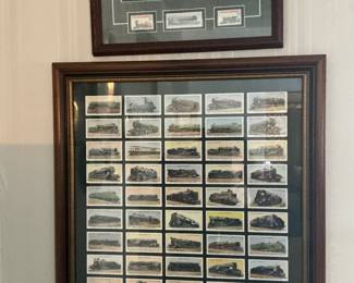 Vintage railway locomotive cigarette cards. W.D. & H.O. Willis