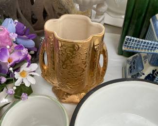 McCoy vase weeping gold 24k finish