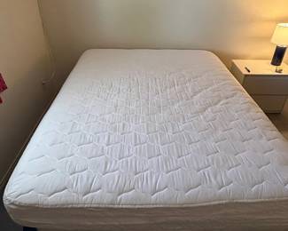 Queen Size Mattress, Box Spring  Metal Frame