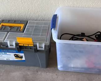 Toolbox W 2 Black  Decker Drills