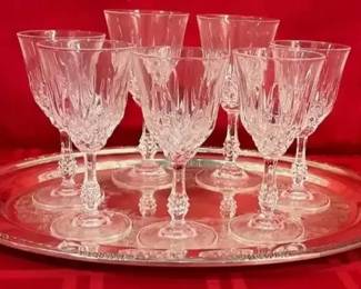 Wine Glasses  Large Tray