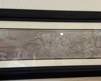 Large Framed Artwork Safari