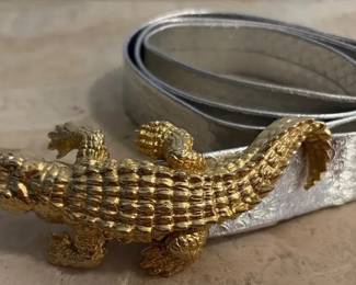 Beautiful Alligator Belt Buckle