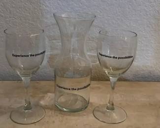 Wine Glasses  Carafe