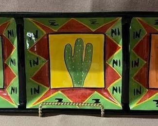 214 West Ceramic Cactus Tray
