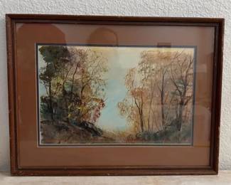 Watercolor Artwork signed by India Shanika
