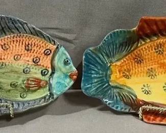Unique Fish Plates Made In Italy