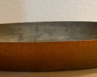 Large Oval Copper Serving Tray