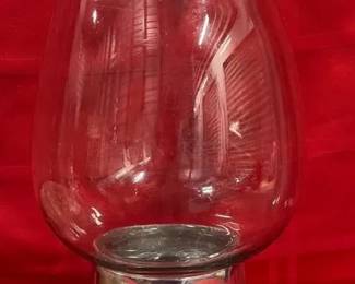 Large Glass Candle Holder Or Vase
