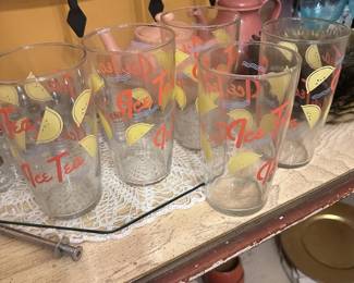VINTAGE ICE TEA GLASSES