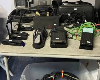 Anyone need audio equipment...cables galore