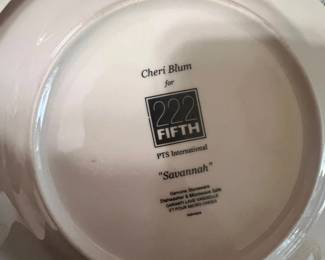 Savannah dishes bottom