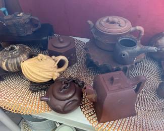 Antique Yixing Ware Teapots...many rare