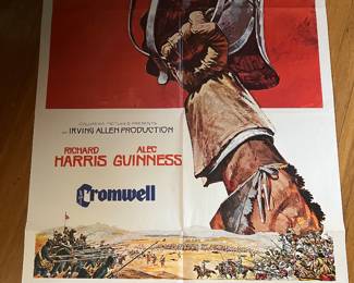 Vintage movie poster "Cromwell" very good condition