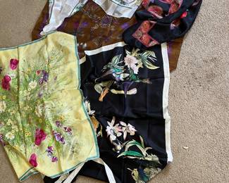 Beautiful Scarfs (mostly silk)