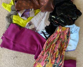 Collection of scarves