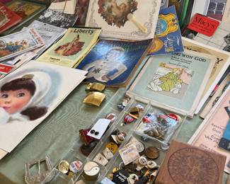 Collection vintage objects