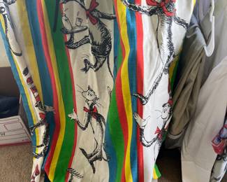 Vintage curtain  Dr. Seuss