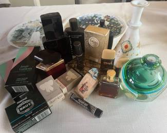 Collection of vintage perfumes