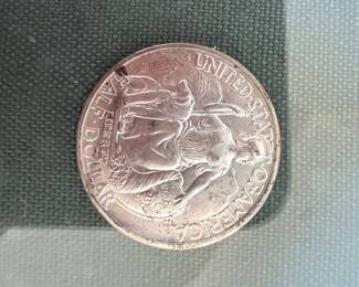 1936 "D" San Diego Commemorative Silver half dollar (we have two )