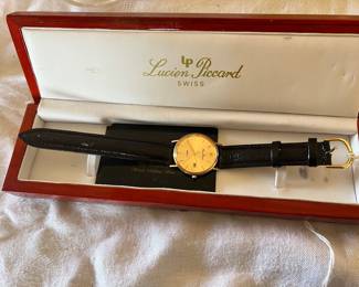 Lucien Piccard 14K men's swiss watch