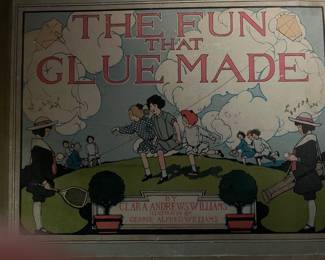 The Fun that Glue Made by Clara Andrews Williams very collectible children' book (good condition)