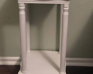 Small White Side Table